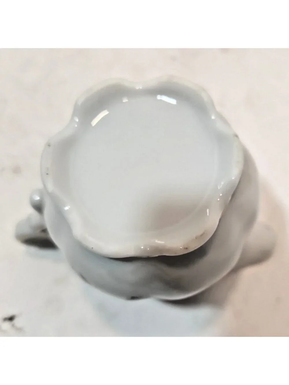 Vintage Rose Pattern Porcelain Creamer Made in Japan Gold Trim